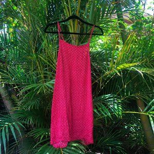 Brandy Melville Micro Strappy Floral Mini Dress